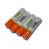 Batérie AAA LR3 Ni-MH 1000mAh (4 ks)